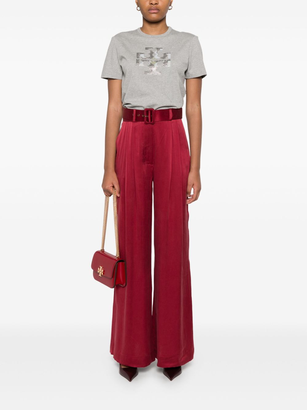 Tory トリーバーチロゴコットンTシャツ - Image 5