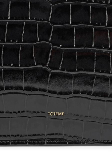 TOTEME Croc-effect tri-compartment leather clutch - Image 5