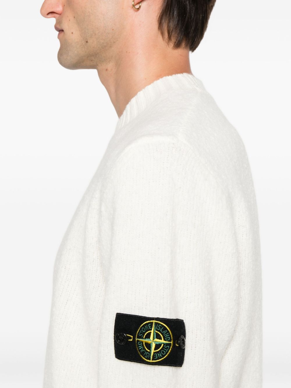 Stone Stone Island Wool Blend Crewneck Sweater - Image 5