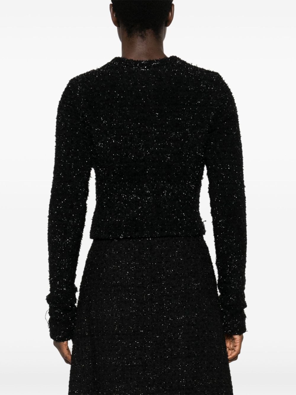 BalenciagaBoucléクロップドジャケット - Image 5