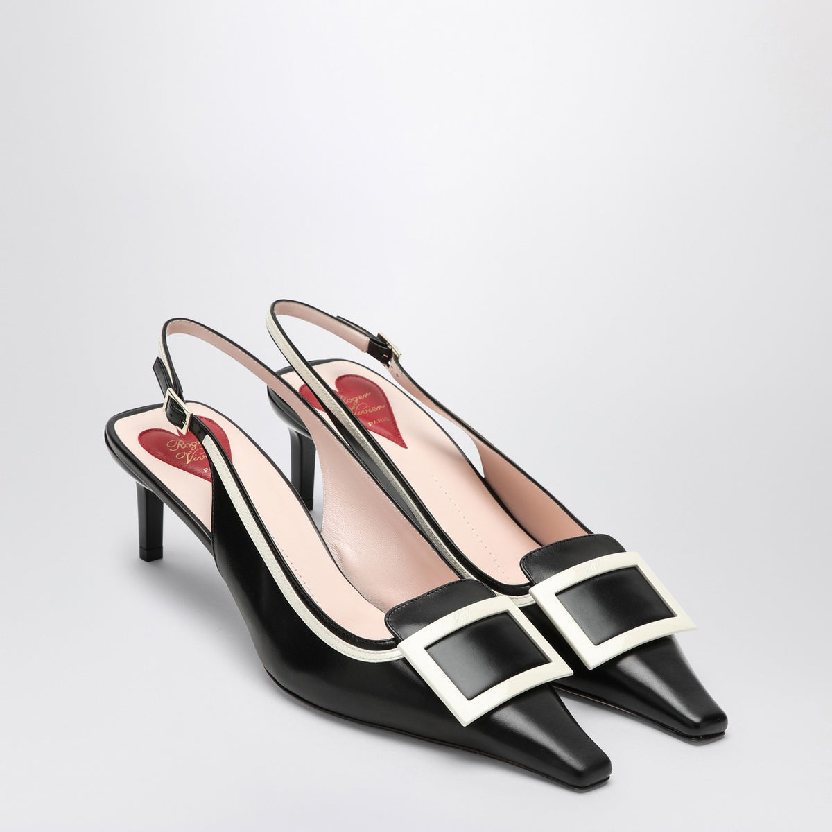 Roger Roger Vivier Viv 'Canard LeatherSlingbackDécolleté - Image 5