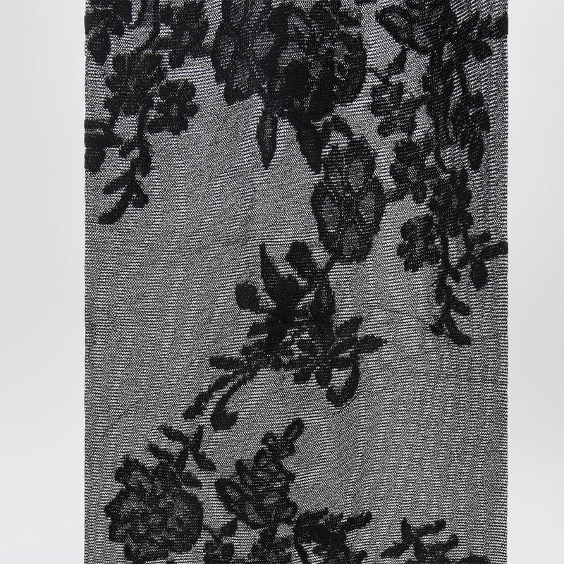 Valentino バレンティーノガラヴァニブラックレースタイツ - Image 5