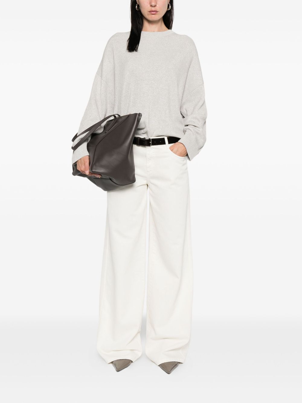 Brunello Cucinelli Cotton Crewneckセーター - Image 5