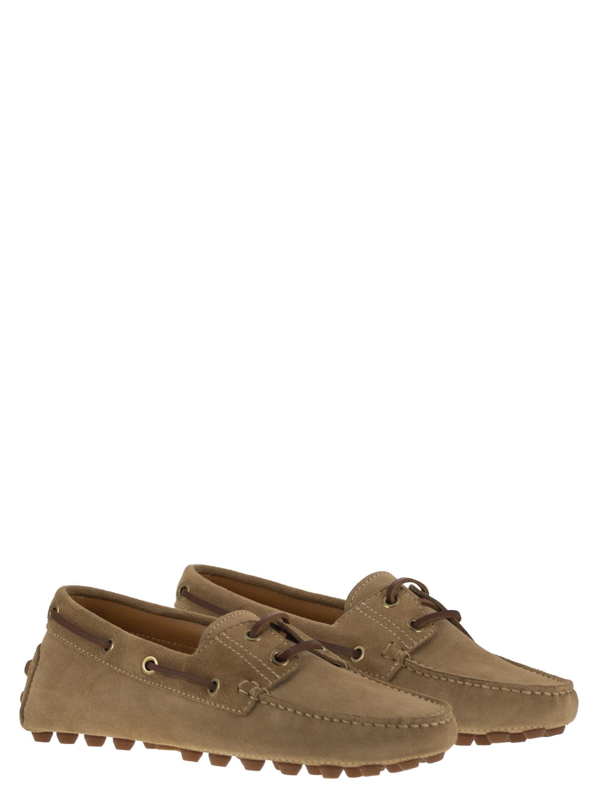 Tods トッド 'S ラバーバブルスエードボート - Image 5