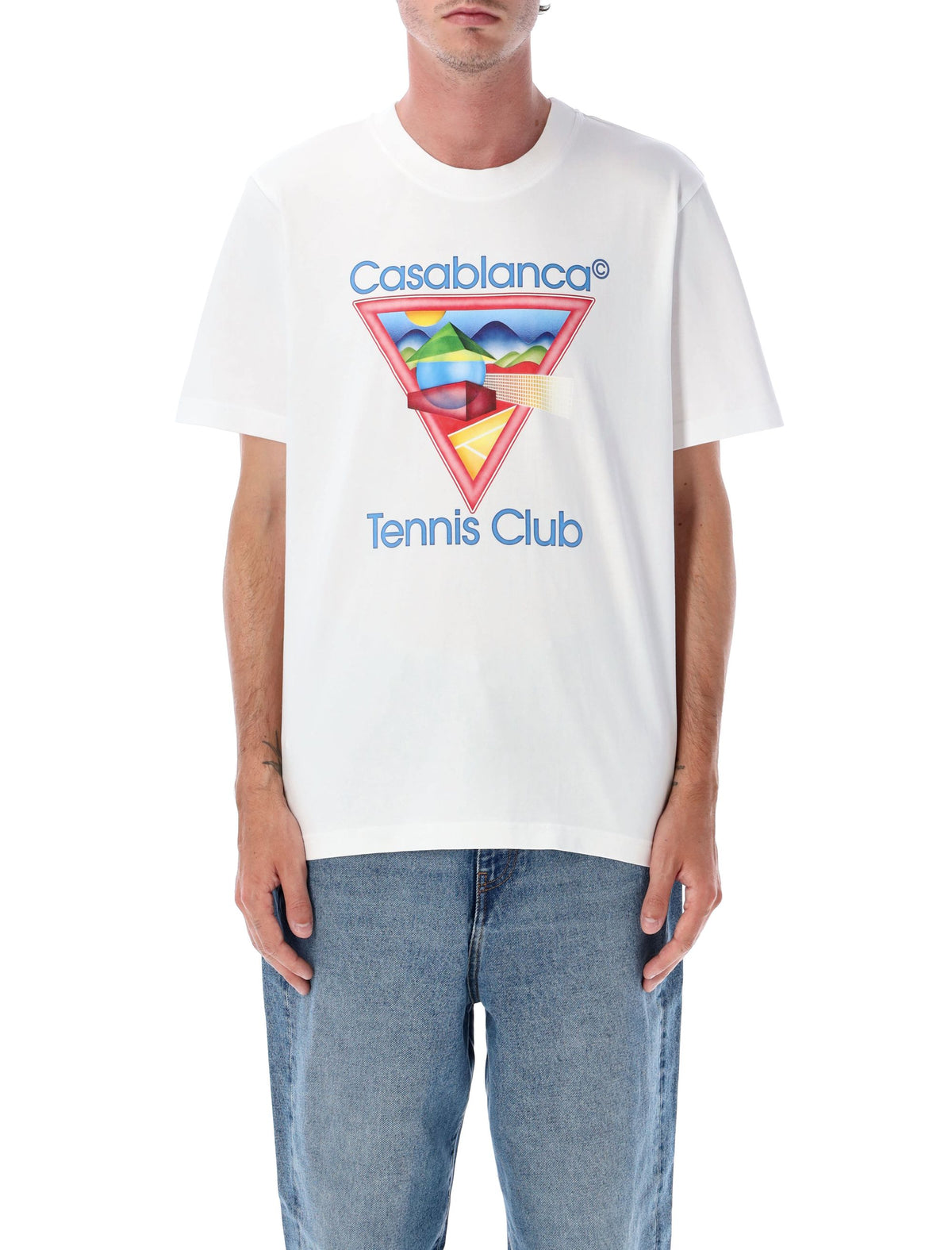 Casablanca カサブランカTシャツとポロスホワイト - Image 5