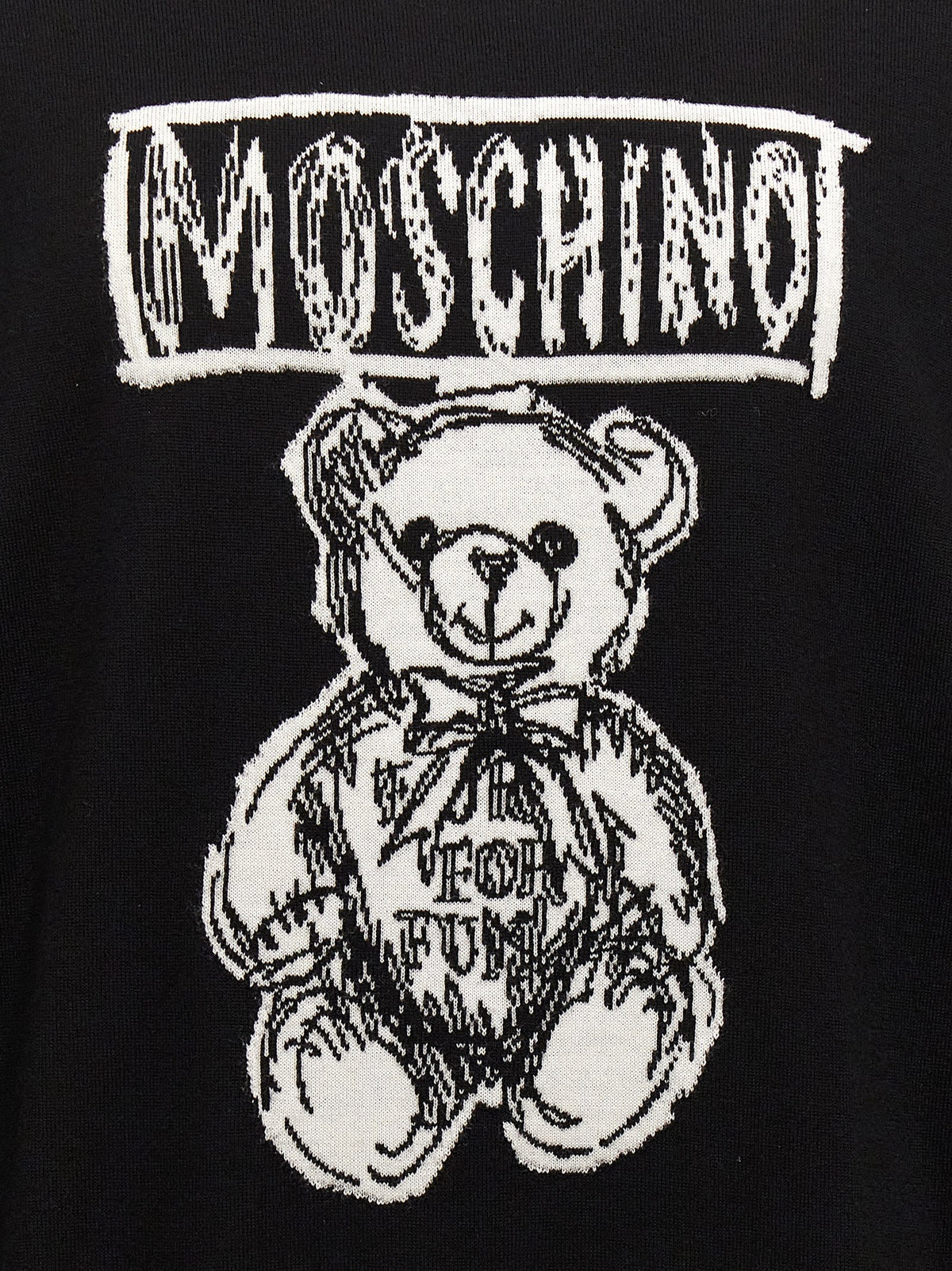 Moschino モスキーノのロゴインタールシアセーター - Image 5