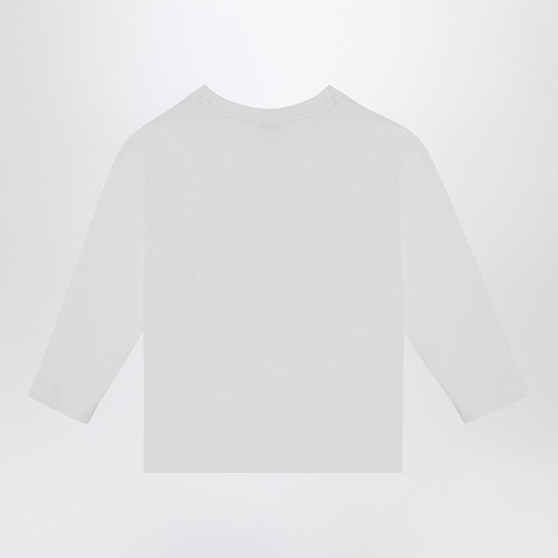 Kenzo ロゴ付きのケンゾホワイトコットンTシャツ - Image 5