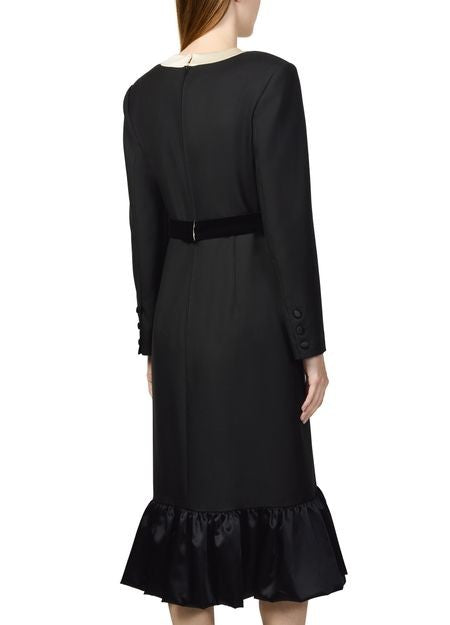 VALENTINO GARAVANI Virgin wool midi dress - Image 5