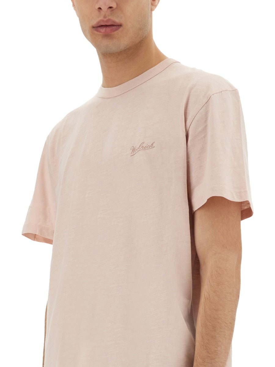 Woolrich ウールリッチは炎の綿Tシャツを燃やしました - Image 5