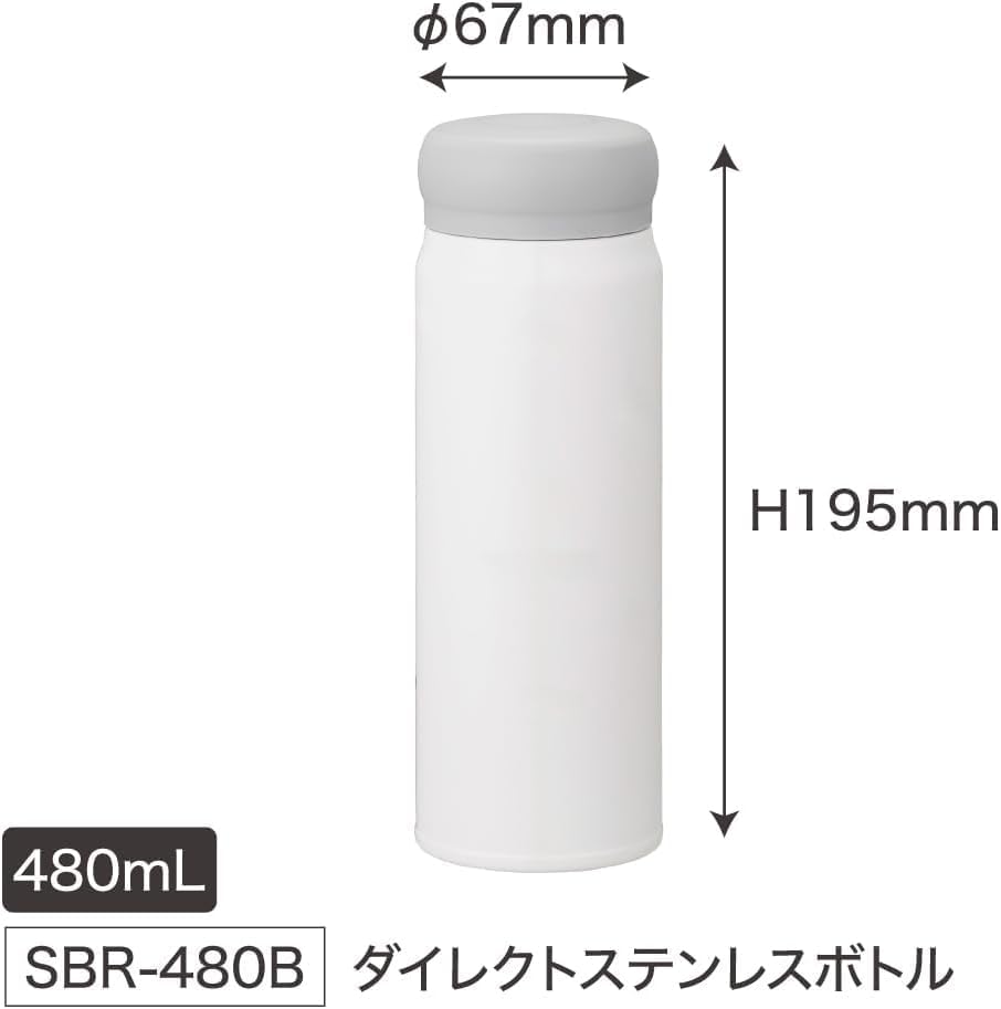OSK Direct Stainless Steel Bottle 480ml Chiikawa CKW No.5 SBR-480B