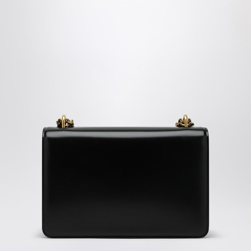 Valentino バレンティーノガラヴァニブラックレザーショルダーバッグ - Image 5
