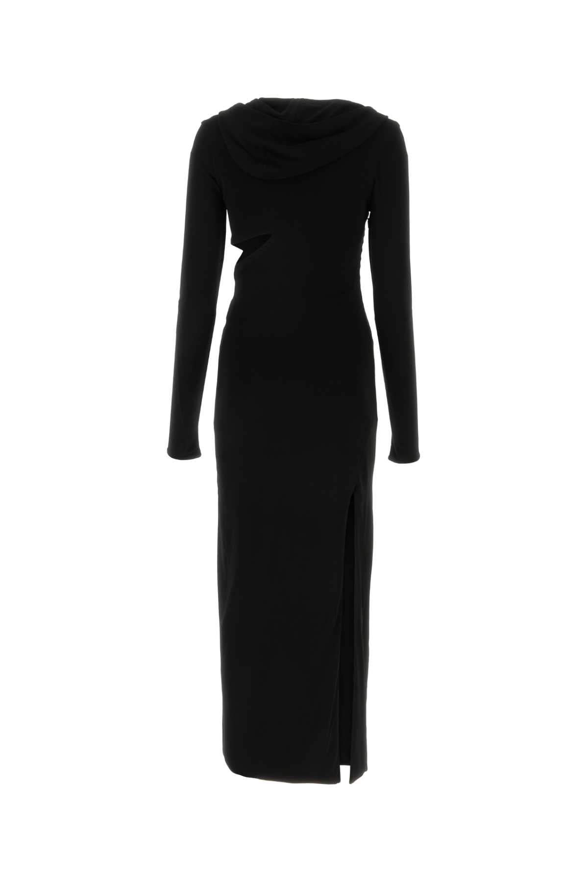 Versace ヴェルサーチブラックジャージードレス - Image 5