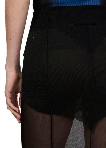 JEAN PAUL GAULTIER ビスコースニット製 ロングスカート - Image 5
