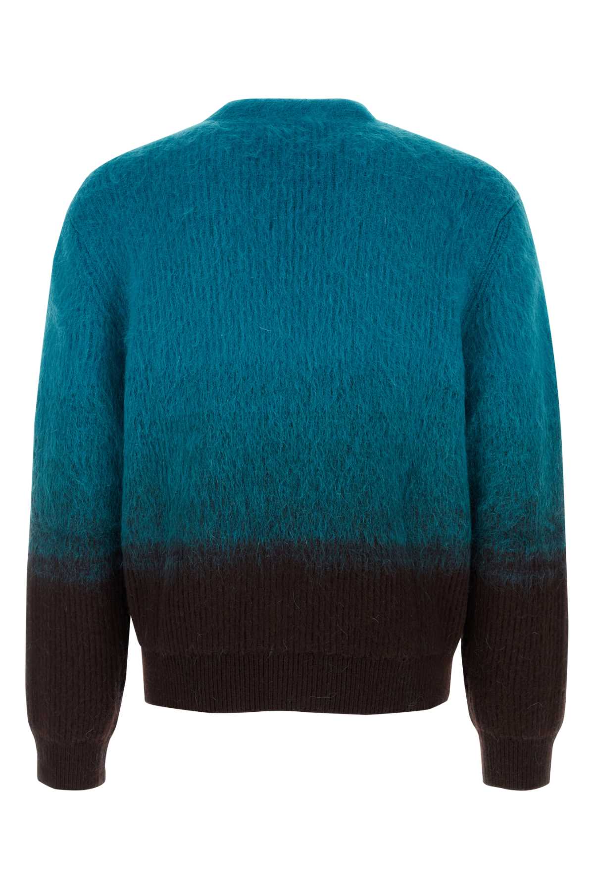 Burberry バーバリー2トーンウールブレンドカーディガン - Image 5