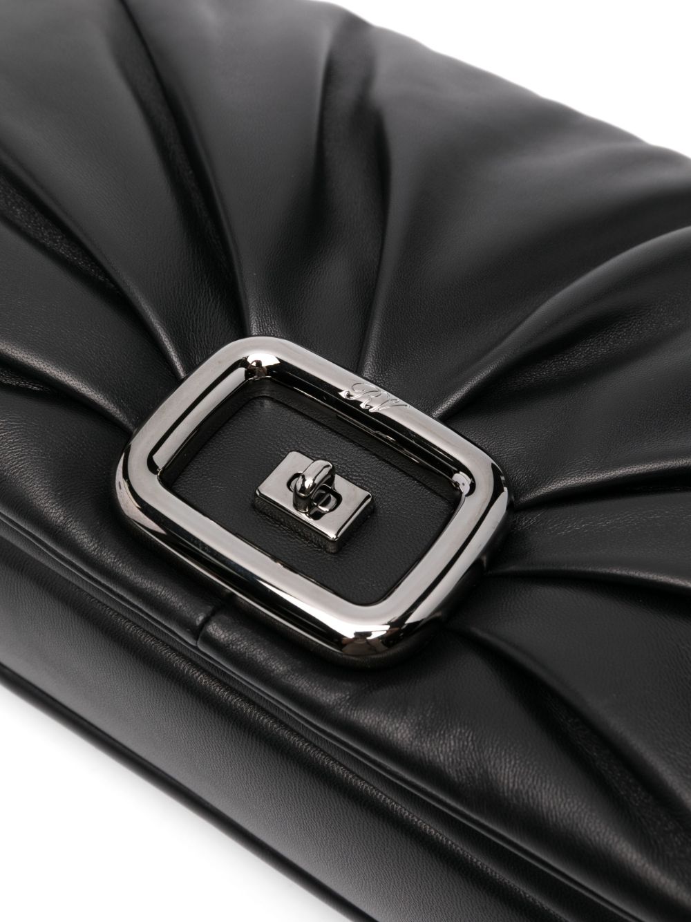 Roger Roger Vivier Viv 'Choc Leather Clutch - Image 5