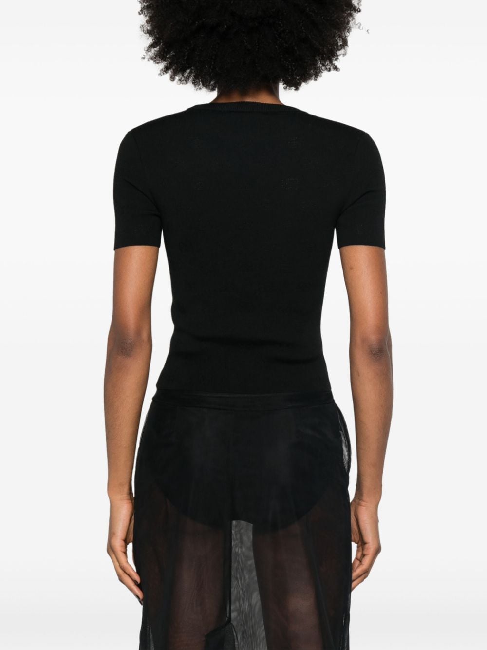 Balenciaga バレンシアガオープンニットウールトップ - Image 5