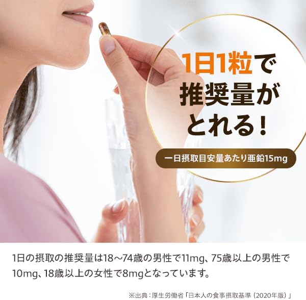 DHC [90-Day Set] Zinc 30 Days (30 Pills) x 3-Piece Set