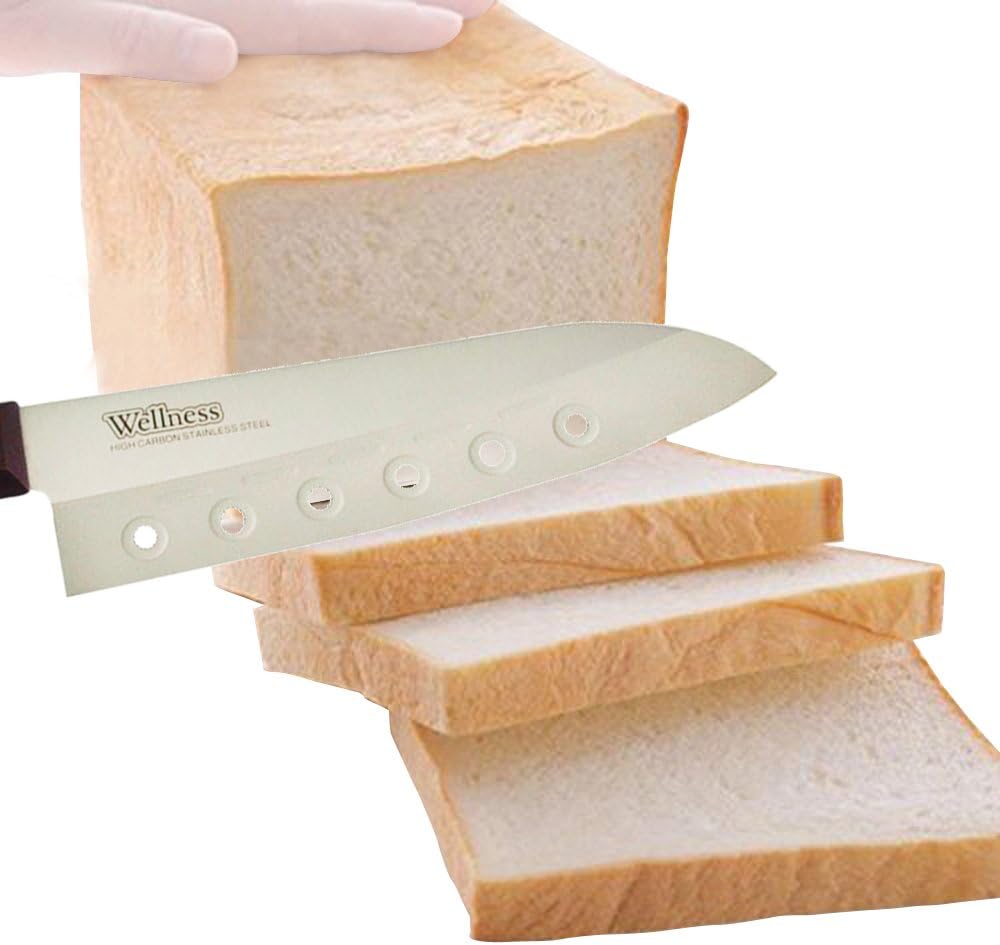 Kai Corporation AB5583 Perforated Santoku Knife, 6.5 inches (165 mm) Wellness