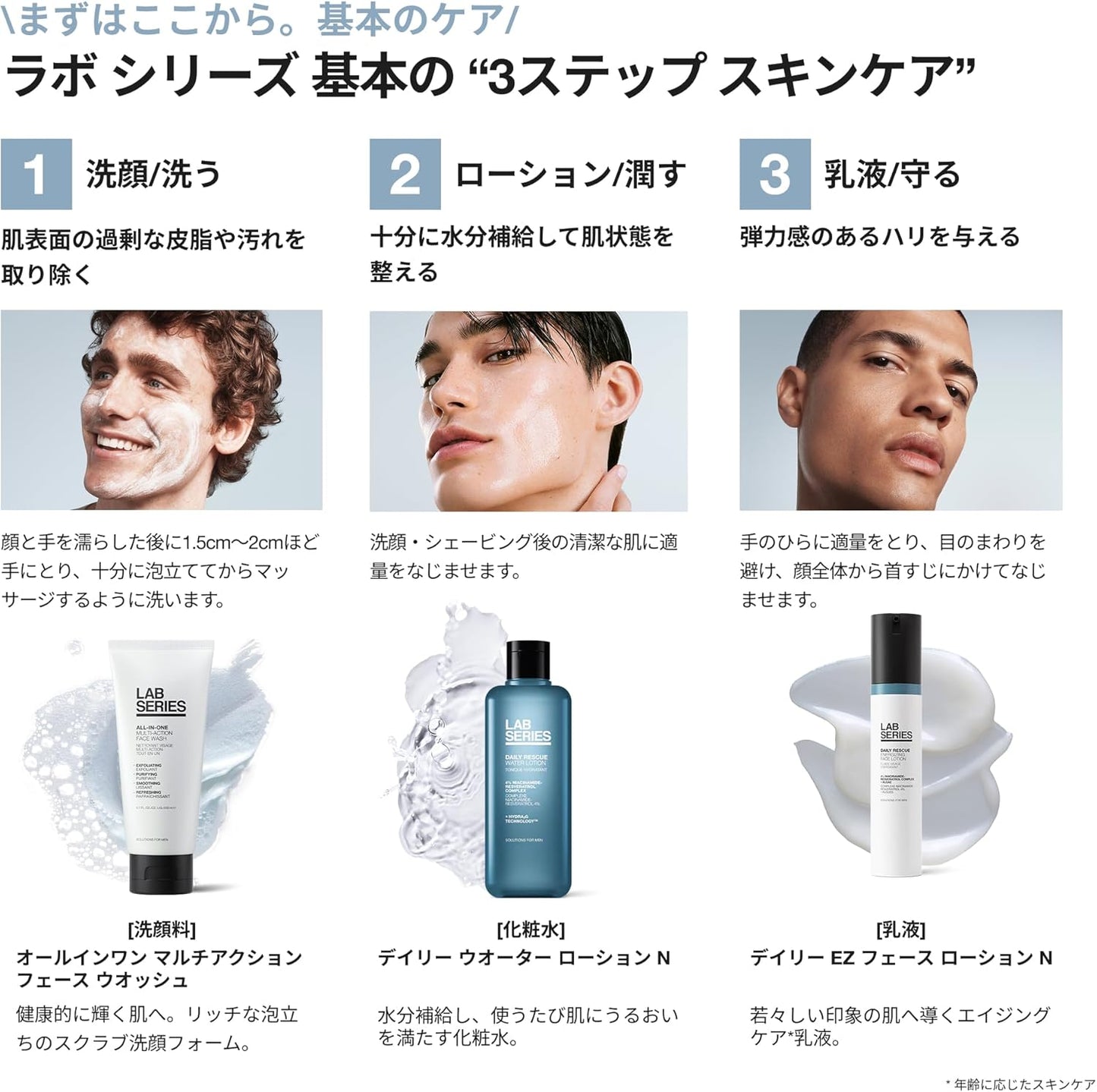 LAB SERIES All-in-One Multi-Action Face Wash, 3.4 fl oz (100 ml)