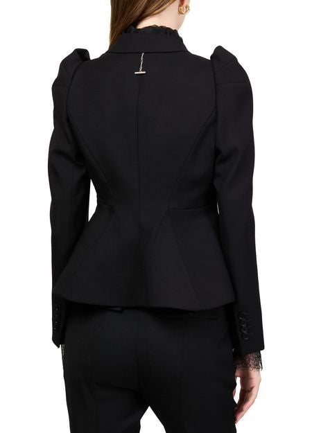MCQUEEN Double breasted cropped jacket - Image 5