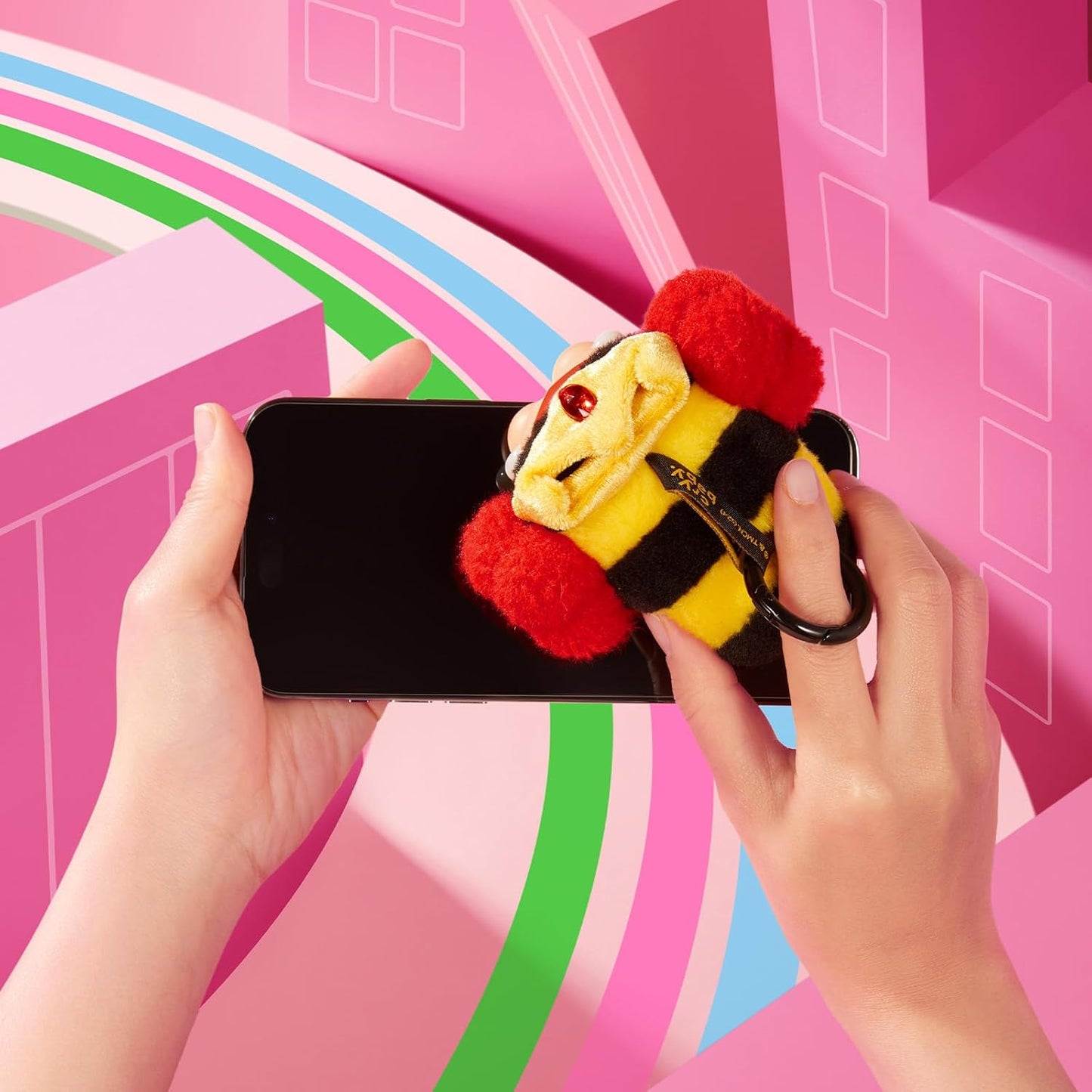 POP MART Crybaby x Powerpuff Girls Series - Vinyl Face Plush Blind Box Figure, Crybaby Blind Box Figure, Random Design Action Figure, Collectible Toy, Home Decoration, Single Box
