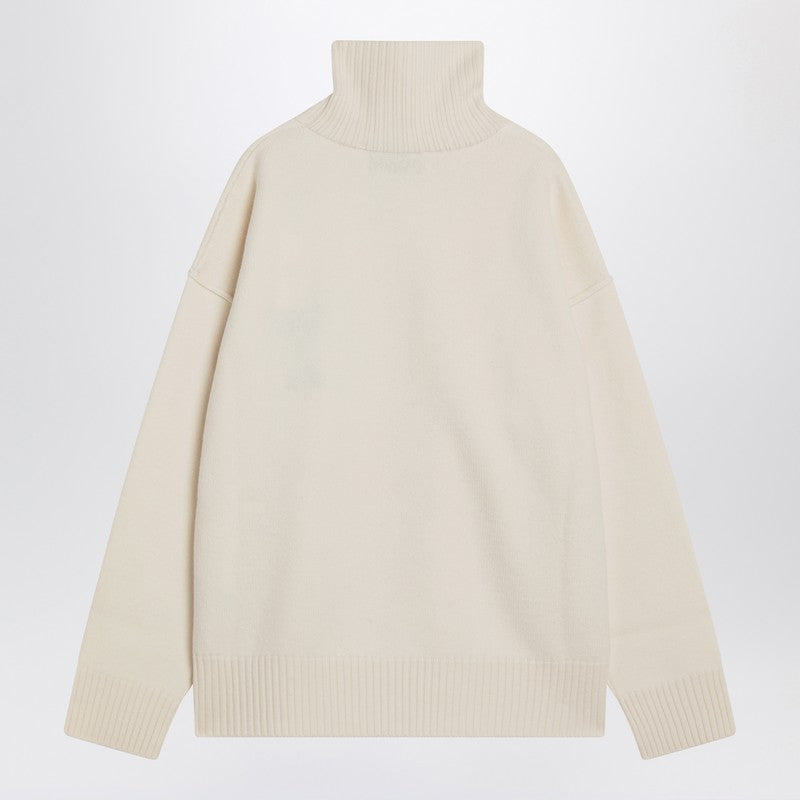 Ami Ami Paris TurtleneckセーターAmi De Coeur White - Image 5