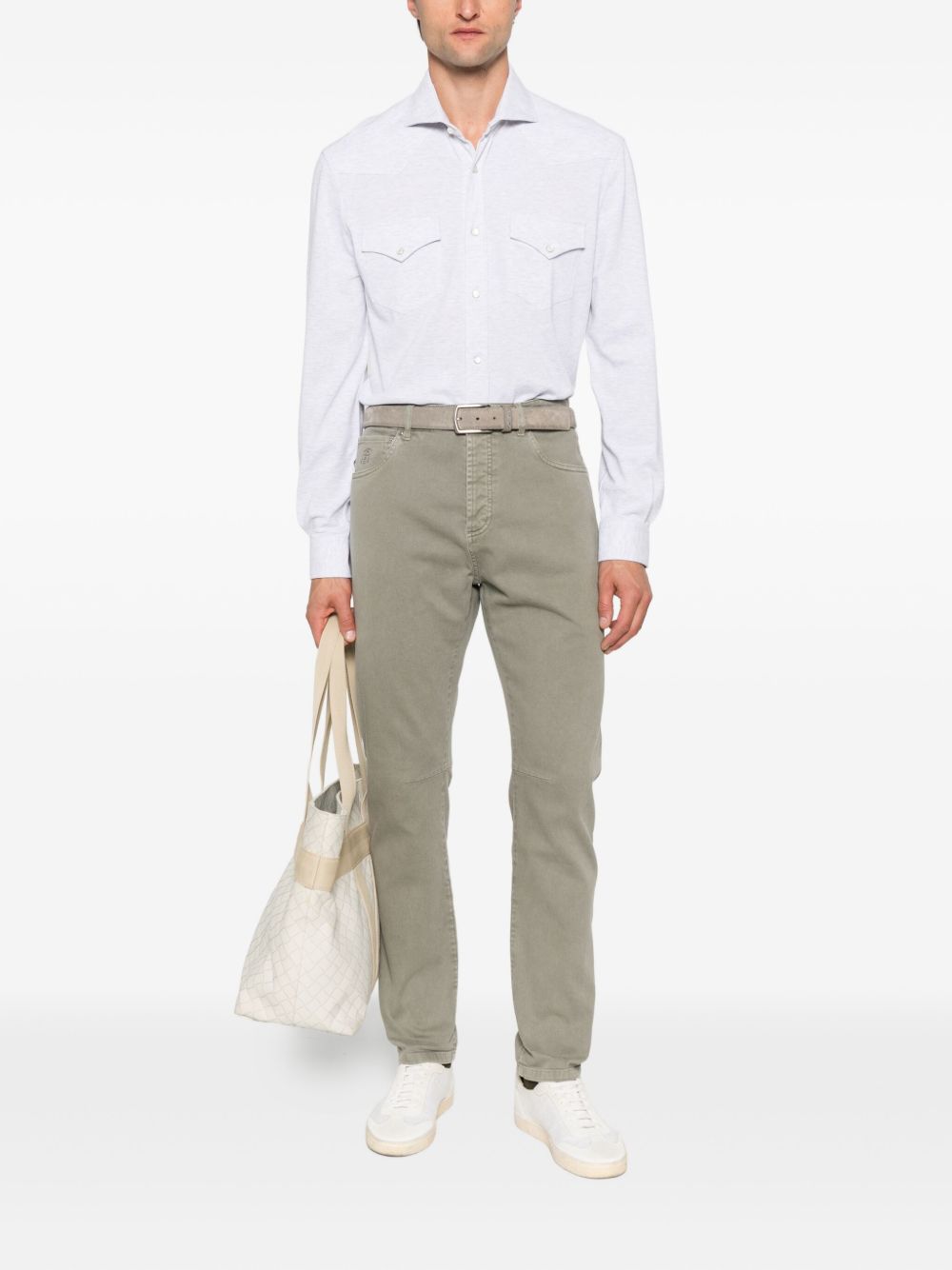 Brunello Brunello Cucinelli Cotton Shird - Image 5