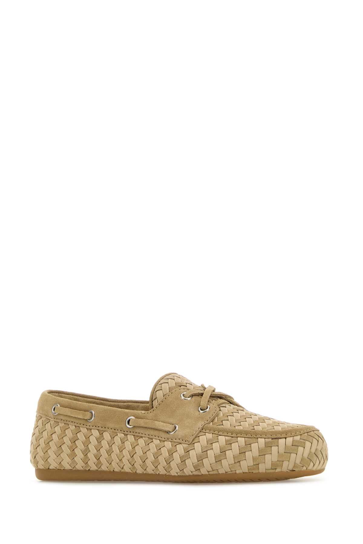 Miu Miu Miu Beige Suede Loafers - Image 5