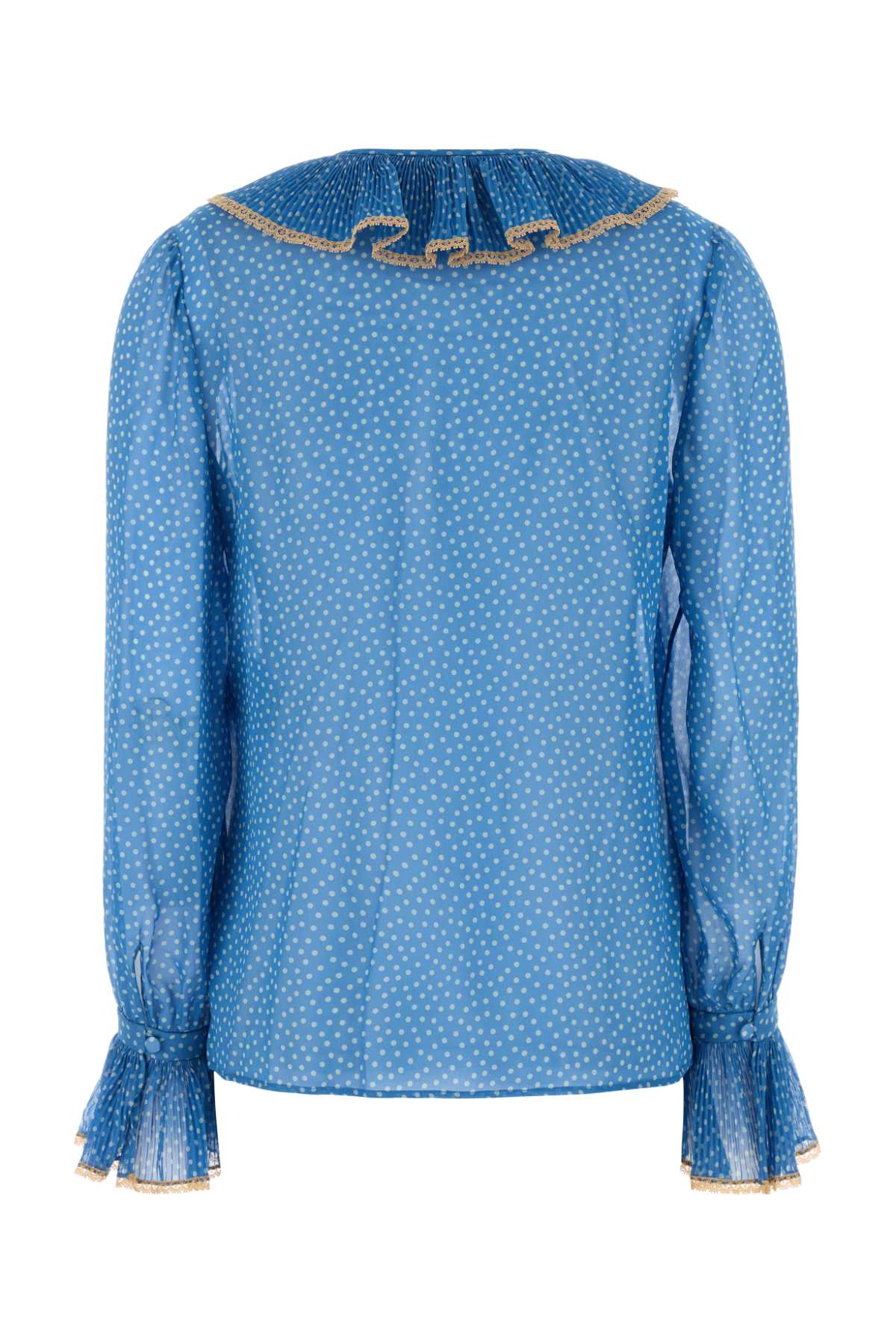 Valentino ヴァレンティーノガラヴァニプリントシルクブラウス - Image 5