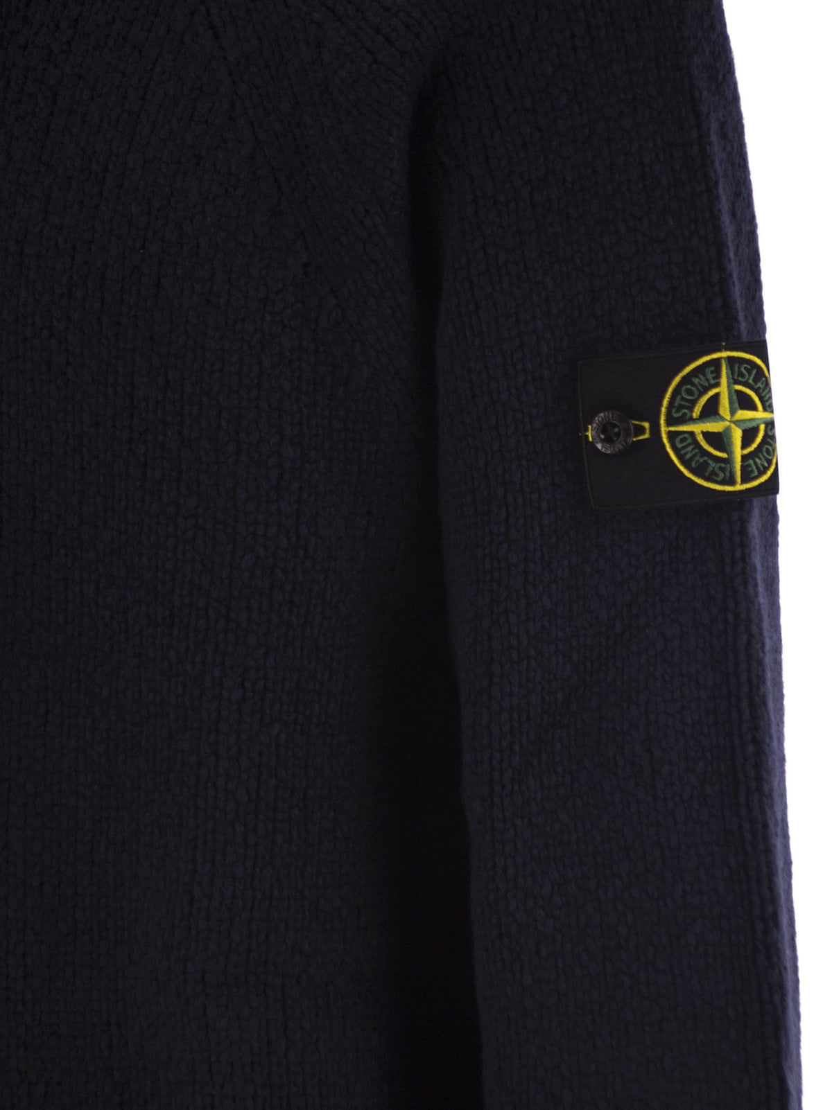 Stone Stone Island Round Neck Jumper With Raglan Sleeves - Image 5