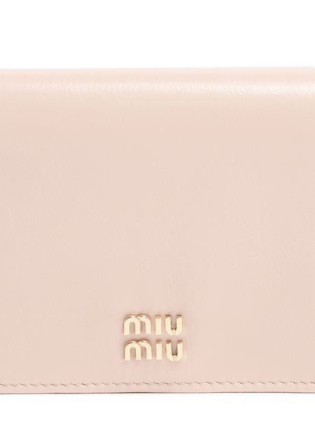MIU MIU Leather coin purse with padlock details - Image 5