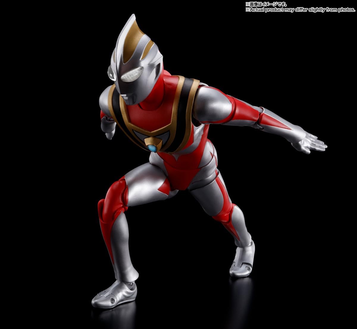 TAMASHII NATIONS S.H. Figuarts (True Bone Carving Manufacturing Method) Ultraman Gaia (V2), Approx. 5.9 inches (150 mm), ABS & PVC Painted Poseable Figure