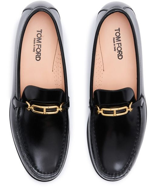 TOM FORD ブラッシュドレザー製 ローファー - Image 5