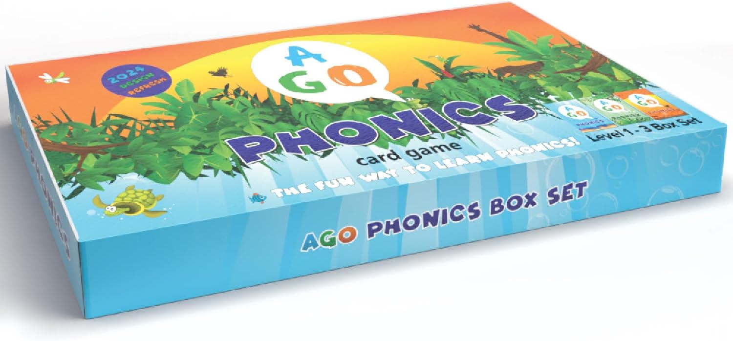 AGO Phonics 2nd Edition Card Game Box Set Level 1-3