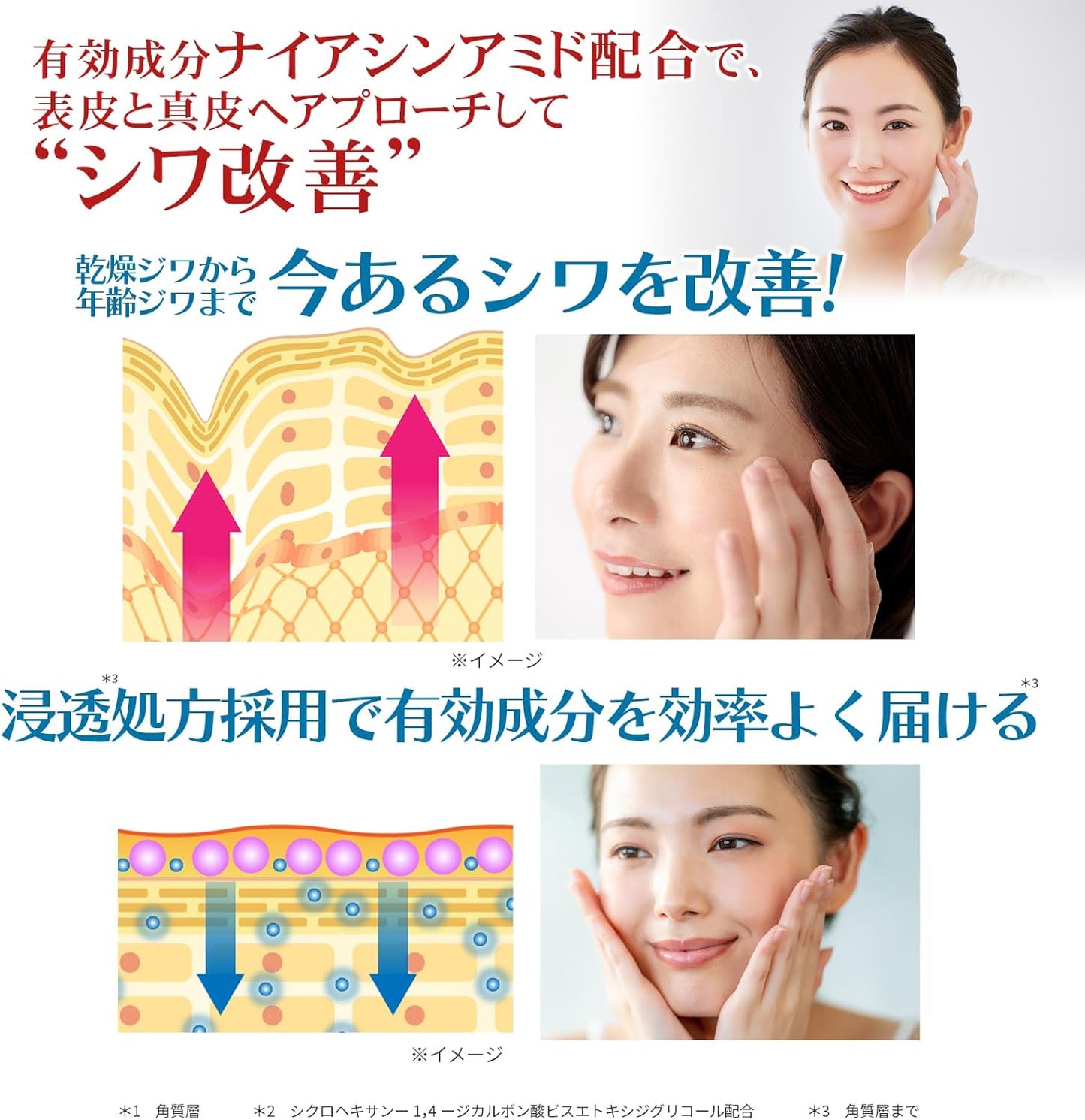 Medicated Asta & Collagen Jelly, Wrinkle & White, All-in-One, 1.8 oz (50 g), Set of 2