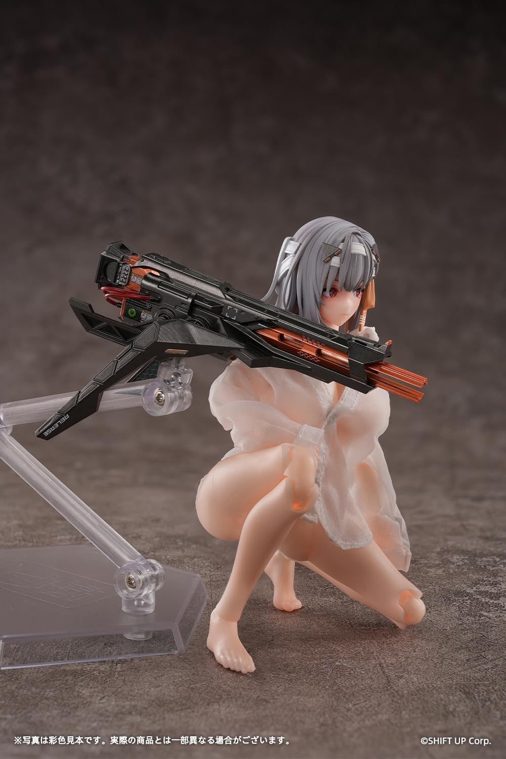 Ami Ami x Snail Shell Goddess of Victory: Nikke Modernia: First Affection, Total Height Approx. 6.1 inches (156 mm) (to the top of the head), PVC, ABS, POM, Cloth, Magnet, 1/12 Scale, Complete Action