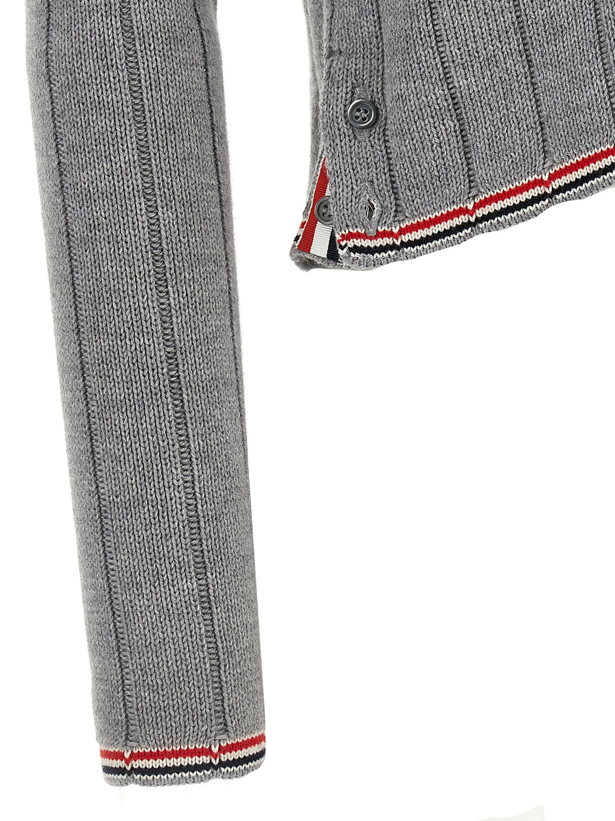 Thom Thom Browne 'RWB' Jacquard Cardigan - Image 5