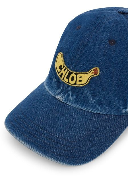 CHLOE Chloé Smile denim cap - Image 5