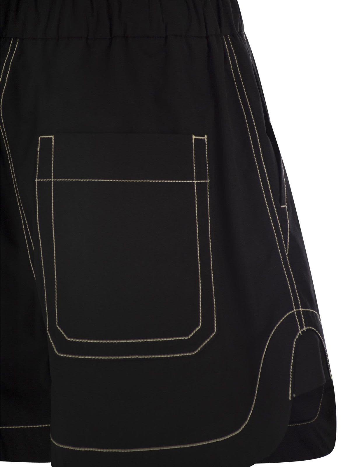 Sportmax SportMax Lacrima Cotton Shorts - Image 5