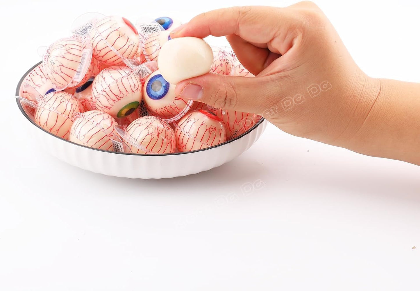 Gummies, 50 Pieces, Earth Gummies, Eyeball Gummies, Strawberry Gummies, Fruit Juice Gummies, 0.6 oz (18 g) x 50 Pieces, Confectionery Set, Hot Topic on Youtube Ins, Chewing Sound, Gummies - Individual
