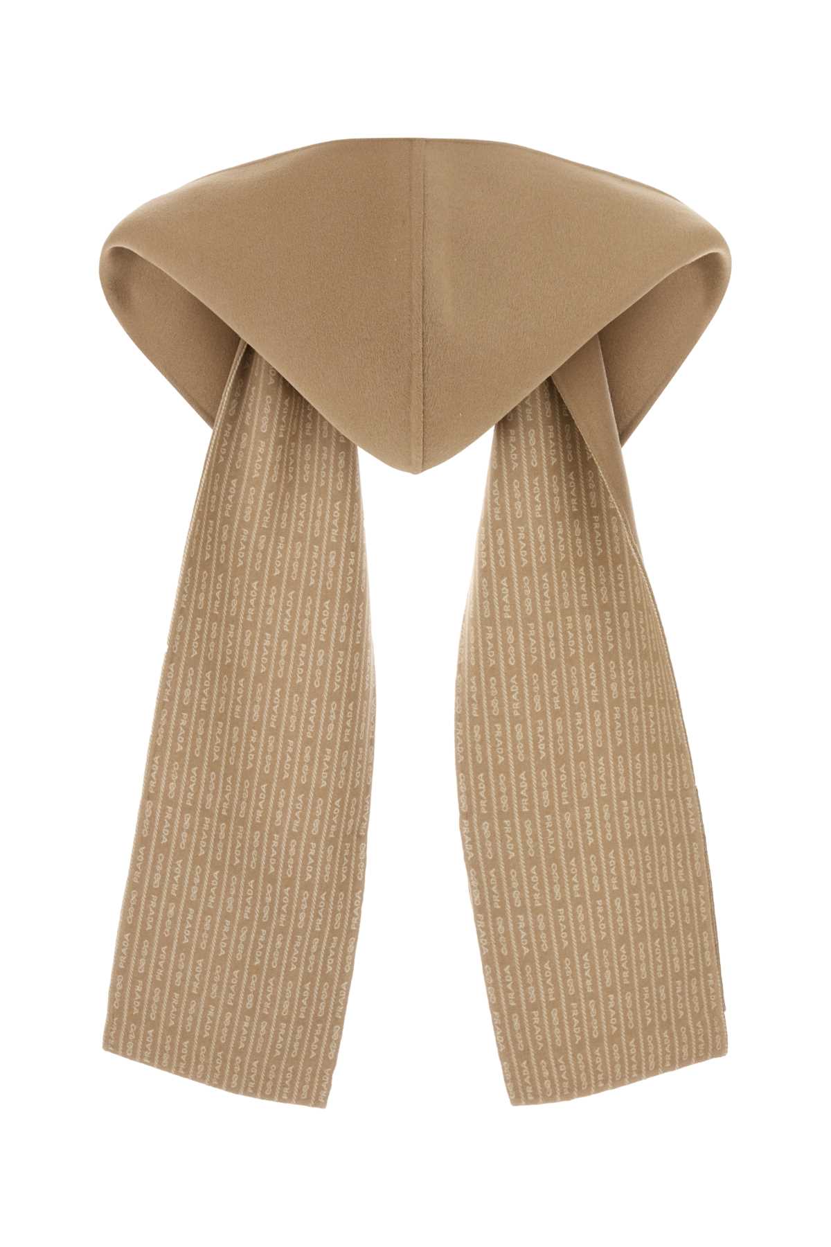 Prada プラダキャメルウールスカーフ - Image 5