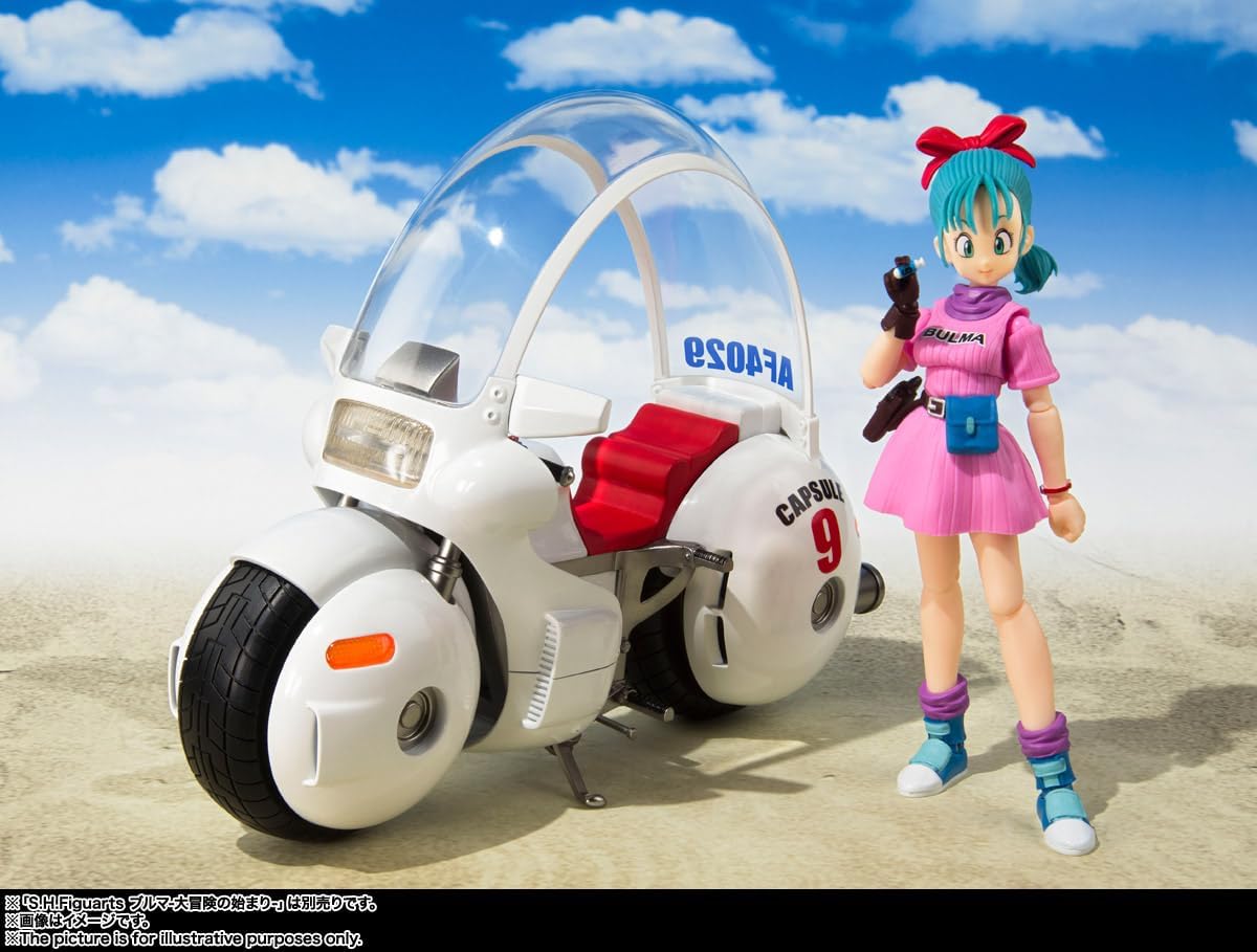 S.H. Figuarts Bloomers Bike - Hoi Poi Capsule No.9 - (Resale Version), Approx. 6.9 inches (175 mm), ABS & Die Cast & PVC Pre-Painted Action Figure