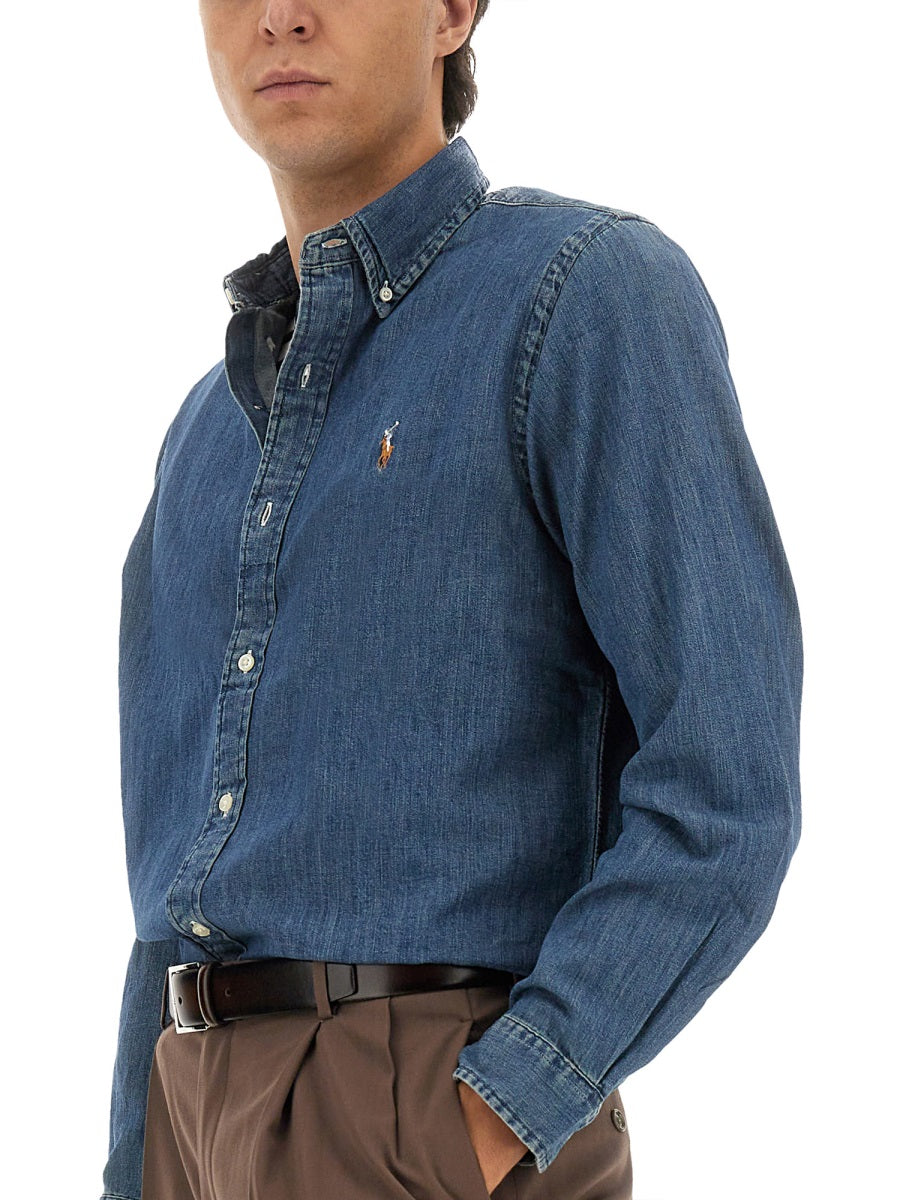 Polo ポロラルローレンカスタムフィットシャツ - Image 5