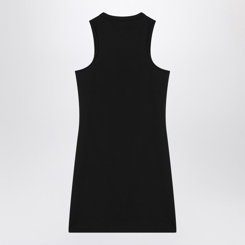 Off ロゴ付きのオフホワイト™ブラックミニドレス - Image 5