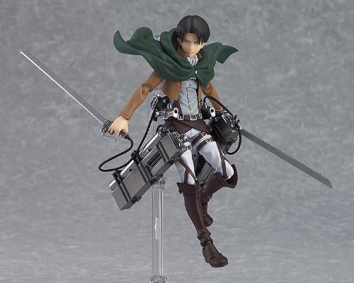 figma Attack on Titan Levi 200304 Non-Scale ABS & PVC Pre-Painted Action Figure for Resale