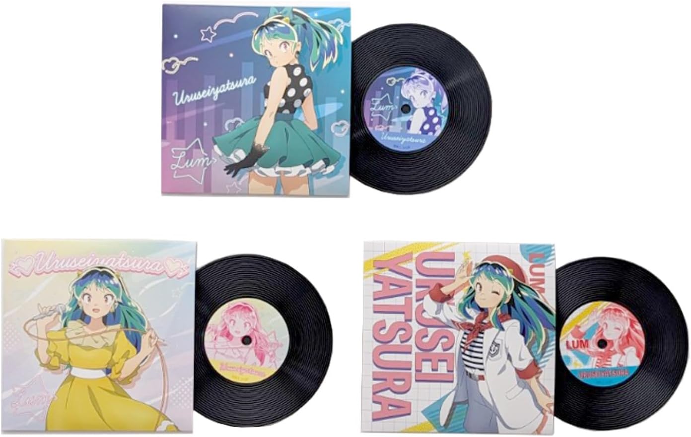 Overglad UYY-104 Urusei Yatsura Nostalgic Idol Ver. Coaster Record Coaster Pure Ram