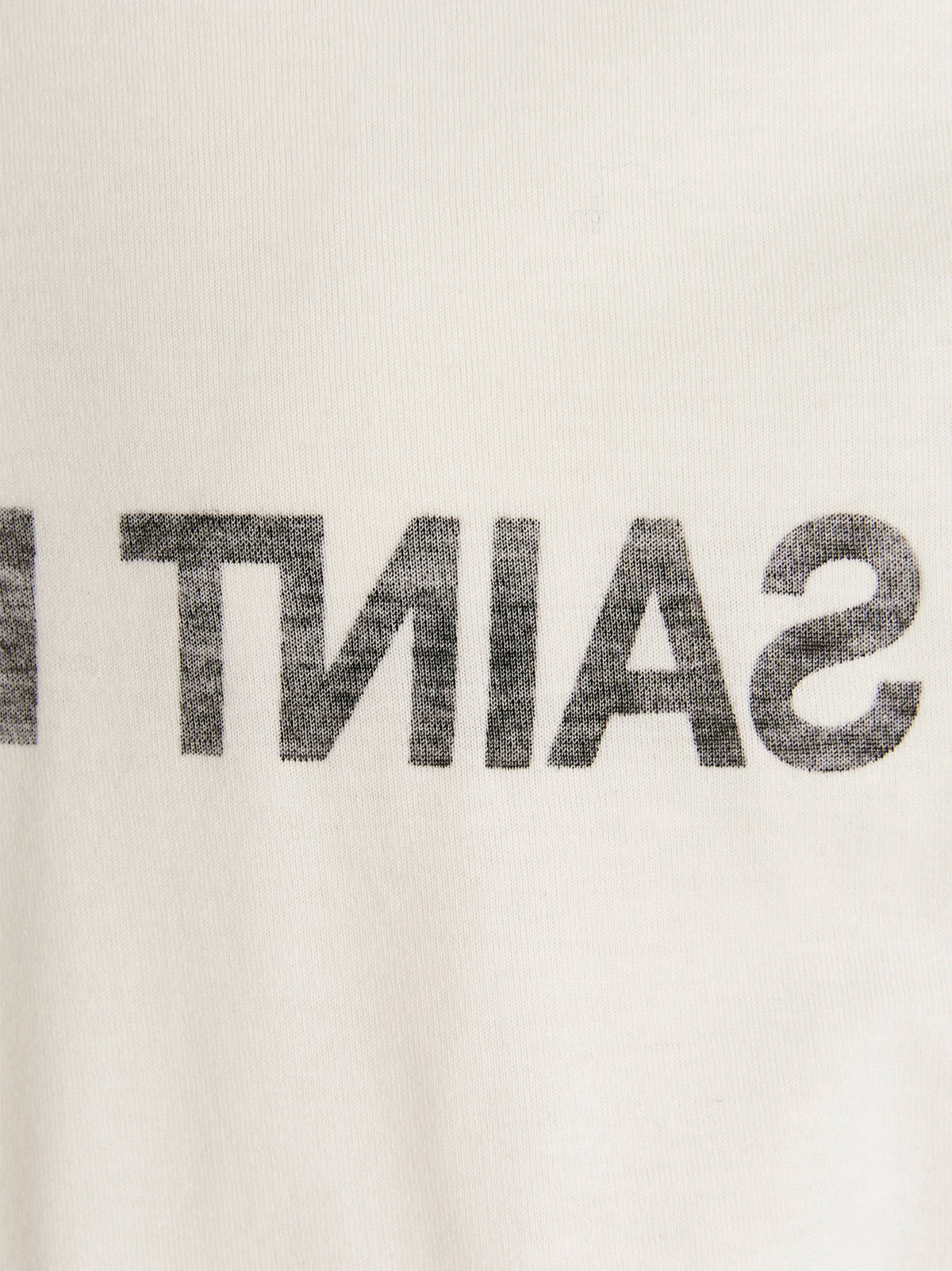 Saint セントローランロゴプリントTシャツ - Image 5