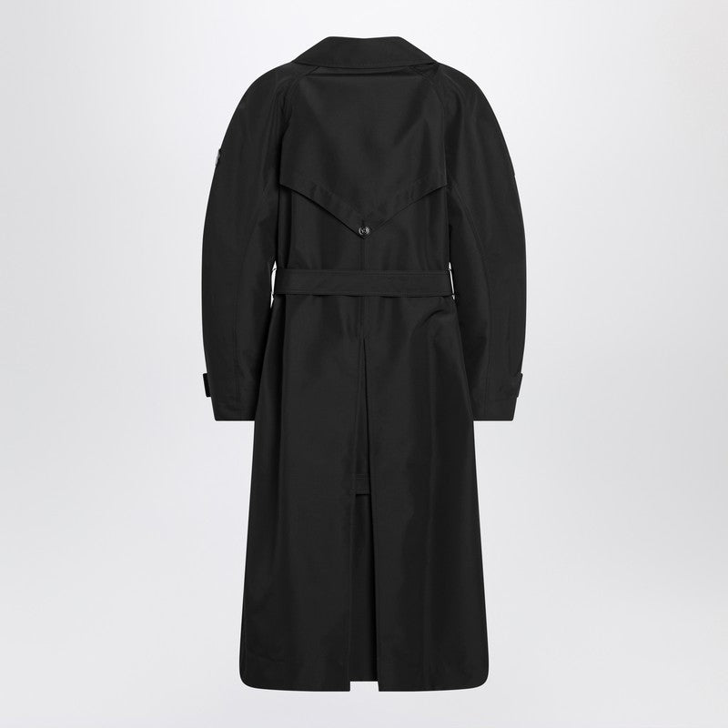Moncler モンクラーxエドワードエンニンフルブラックダブル胸肉のトレンチコート付きトレンチコート - Image 5