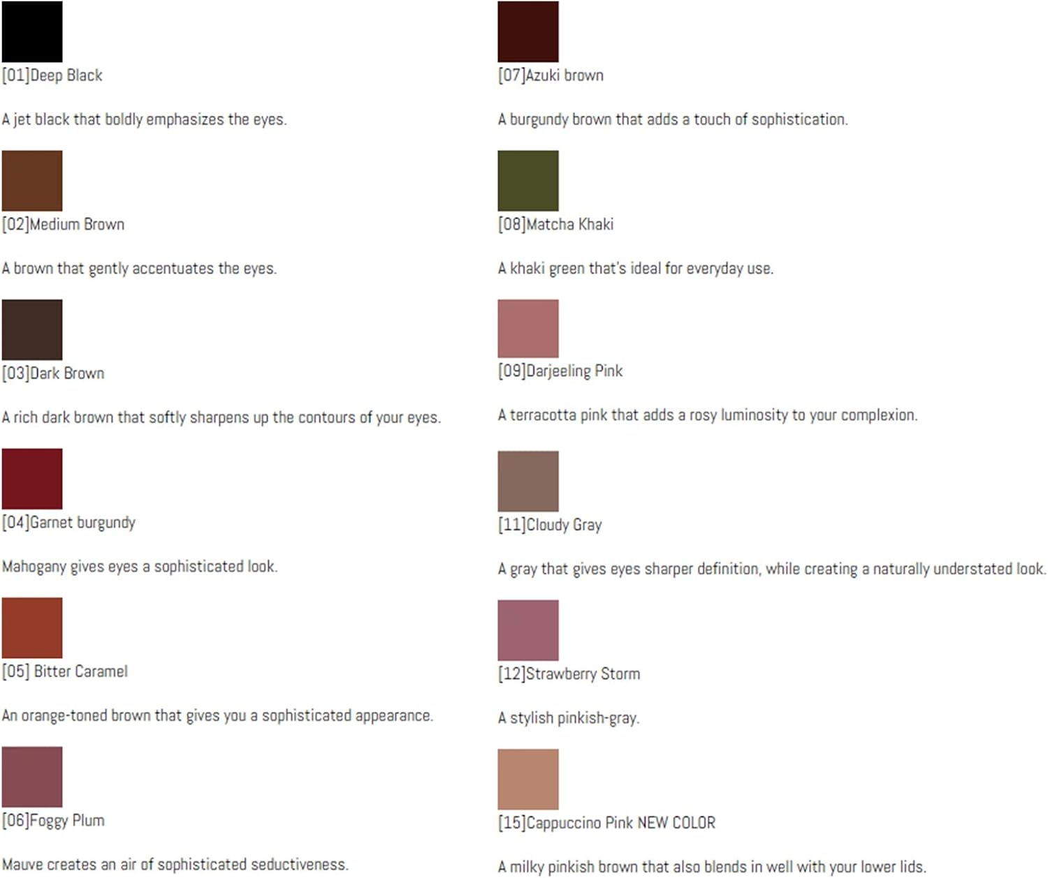 Canmake Gel Creamy Touch Liner 02 Medium Brown, Single Item, 0.003 oz (0.08 g)