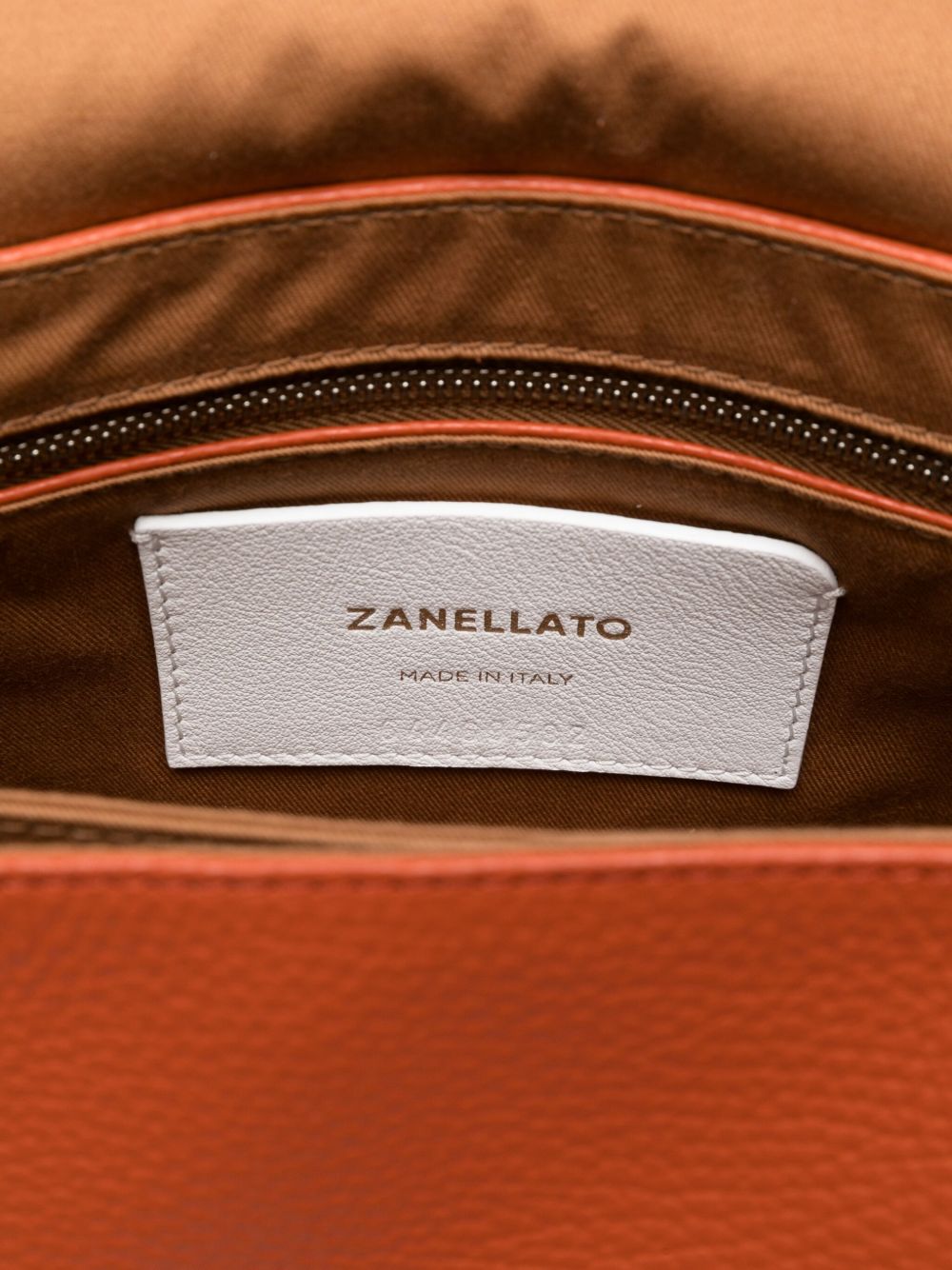 Zanellato Zanellato Postina毎日の小さな革のハンドバッグ - Image 5